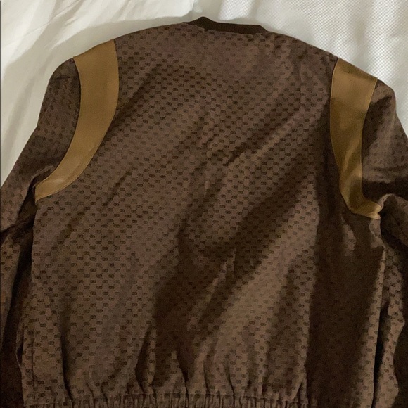 Authentic - Large Brown Gucci GG Motif Bomber Jacket - Picture 4 of 13